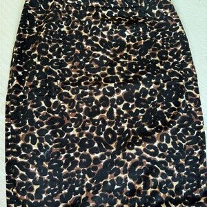 Leopard Print Women's Skirt